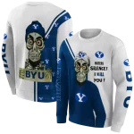byu cougars achmed skull blue hoodie best selling