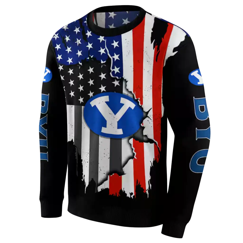 byu cougars american pride black hoodie new arrival byu cougars american pride black hoodie new arrival