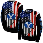 byu cougars american pride black hoodie best selling