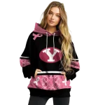 byu cougars awareness ribbon black pink hoodie best selling