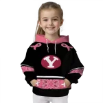 byu cougars awareness ribbon black pink hoodie best selling