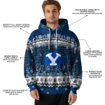 byu cougars christmas trees blue hoodie best selling