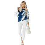 byu cougars dynamic slash blue white hoodie best selling