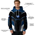 byu cougars futuristic pattern blue black hoodie best selling