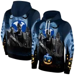 byu cougars halloween vibes blue black hoodie best selling