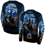 byu cougars halloween vibes blue black hoodie best selling