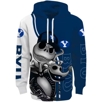 byu cougars jack skellington blue hoodie best selling