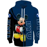 byu cougars mickey mouse blue black hoodie best selling