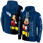 byu cougars mickey mouse blue black hoodie best selling