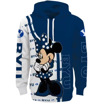 byu cougars minnie mouse blue hoodie best selling