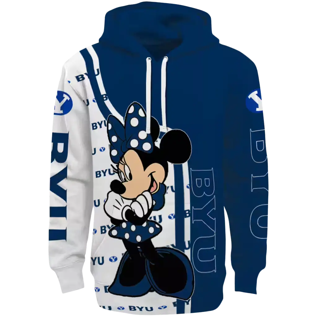 byu cougars minnie mouse blue hoodie best selling byu cougars minnie mouse blue hoodie best selling