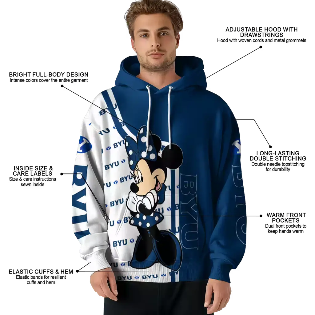 byu cougars minnie mouse blue hoodie latest model byu cougars minnie mouse blue hoodie latest model
