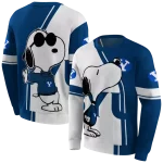 byu cougars playful snoopy blue hoodie best selling