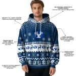 byu cougars reindeer motif blue hoodie best selling