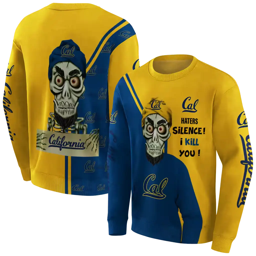 california golden bears achmed skull blue hoodie premium grade california golden bears achmed skull blue hoodie premium grade