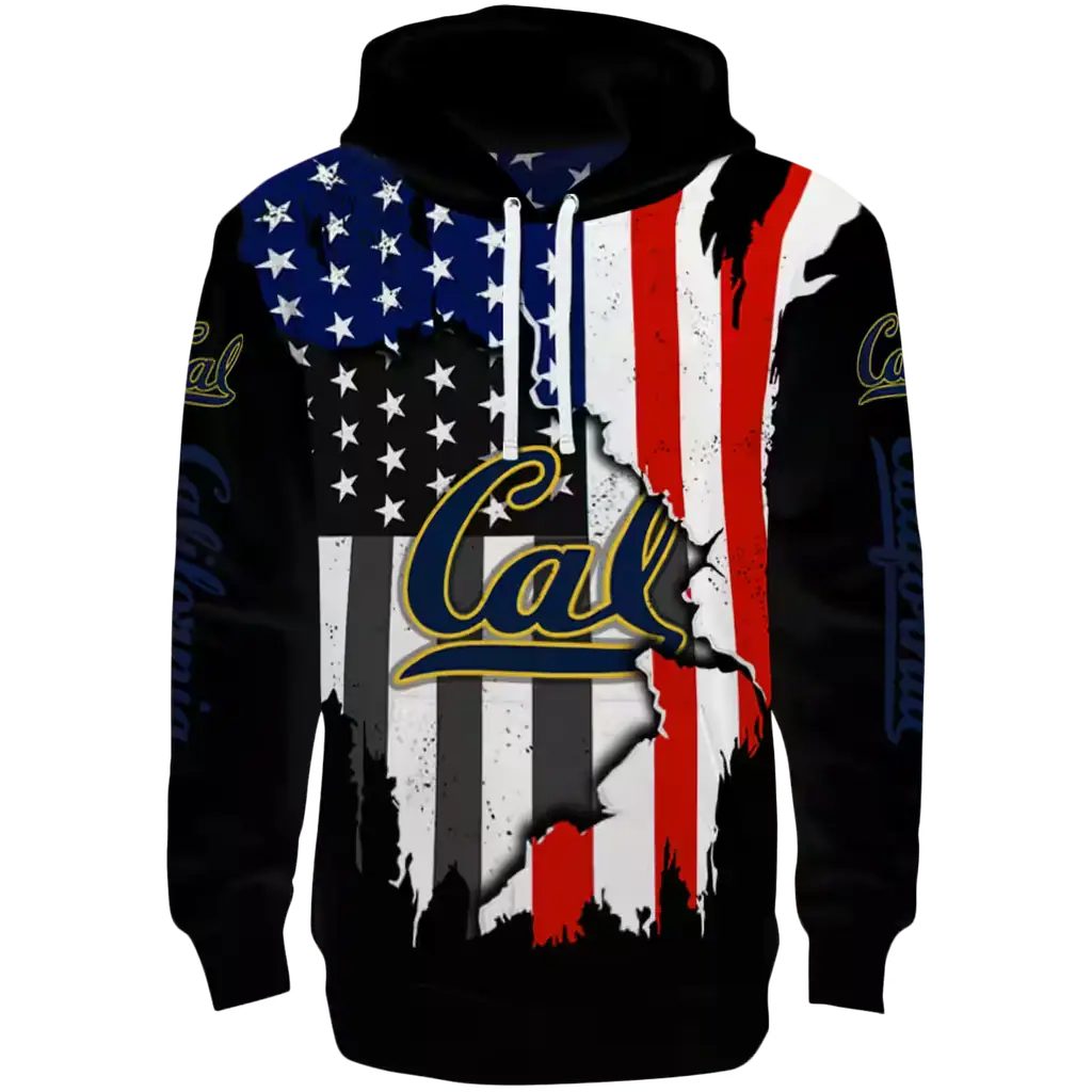 california golden bears american pride black hoodie best selling california golden bears american pride black hoodie best selling