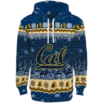 california golden bears christmas trees blue hoodie best selling