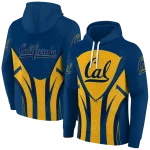 california golden bears concentric lines blue black hoodie best selling