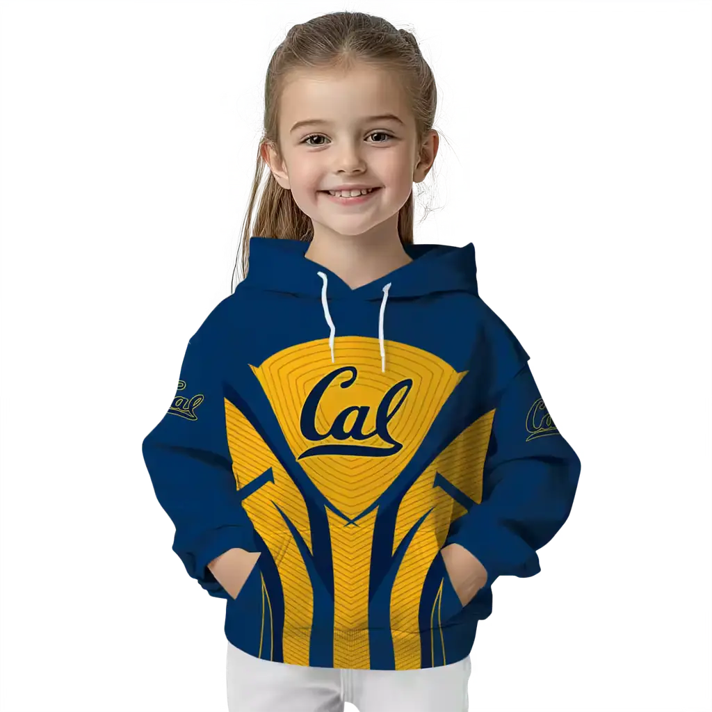 california golden bears concentric lines blue black hoodie top rated california golden bears concentric lines blue black hoodie top rated