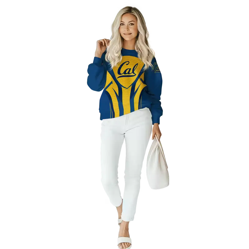 california golden bears concentric lines blue black hoodie trendy california golden bears concentric lines blue black hoodie trendy
