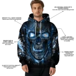 california golden bears demonic skull blue black hoodie best selling