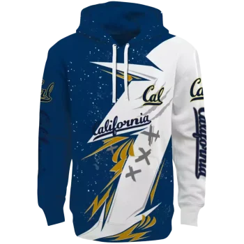 california golden bears dynamic slash blue white hoodie best selling