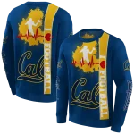 california golden bears football heartbeat blue hoodie best selling