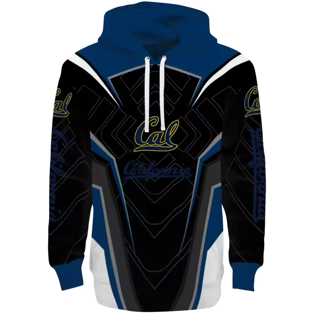 california golden bears futuristic pattern blue black hoodie best selling california golden bears futuristic pattern blue black hoodie best selling