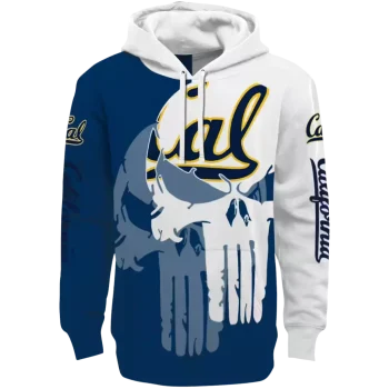 california golden bears graphic punisher blue white hoodie best selling