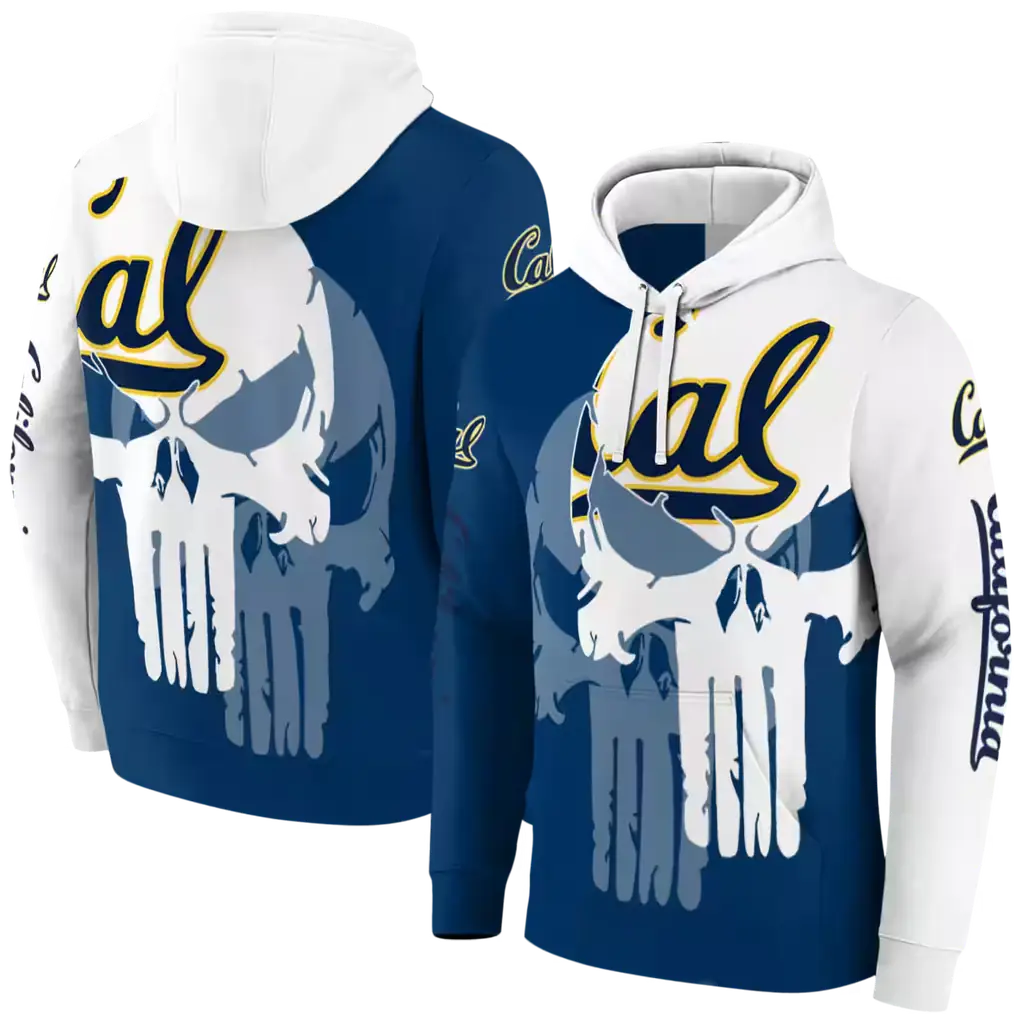 california golden bears graphic punisher blue white hoodie fashion forward california golden bears graphic punisher blue white hoodie fashion forward