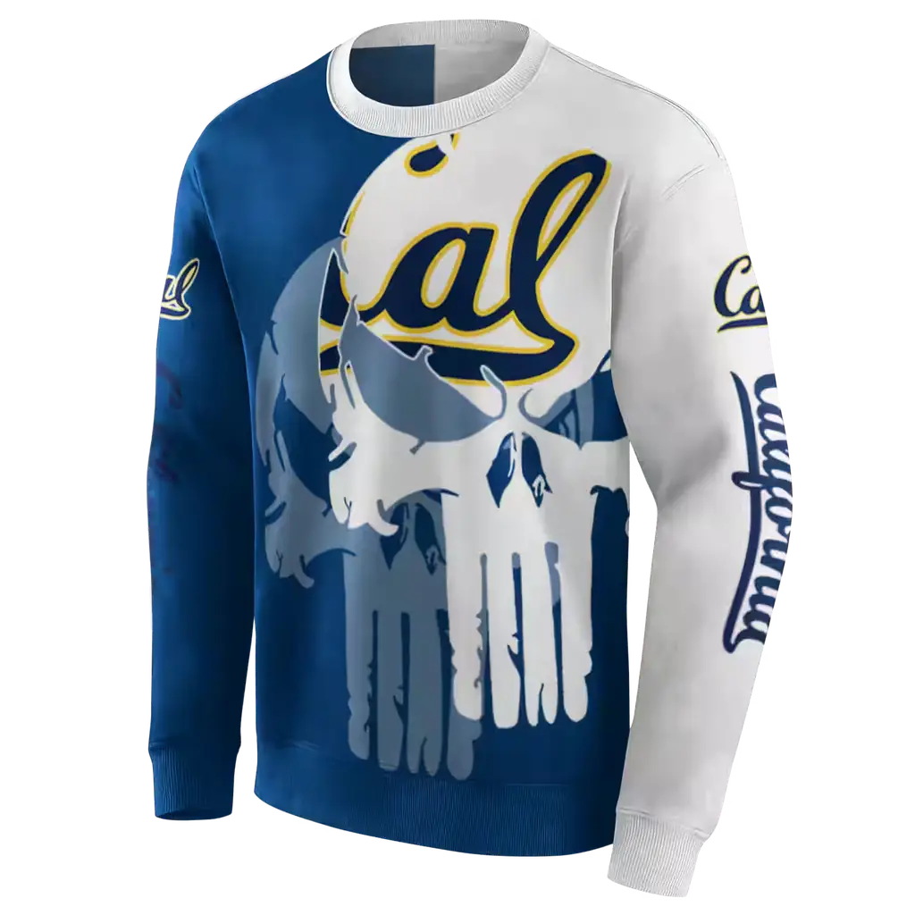 california golden bears graphic punisher blue white hoodie new arrival california golden bears graphic punisher blue white hoodie new arrival