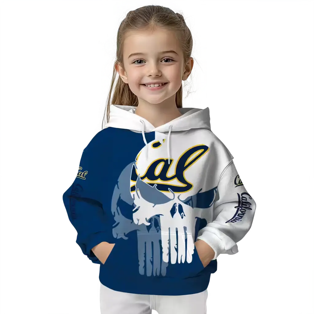 california golden bears graphic punisher blue white hoodie top rated california golden bears graphic punisher blue white hoodie top rated
