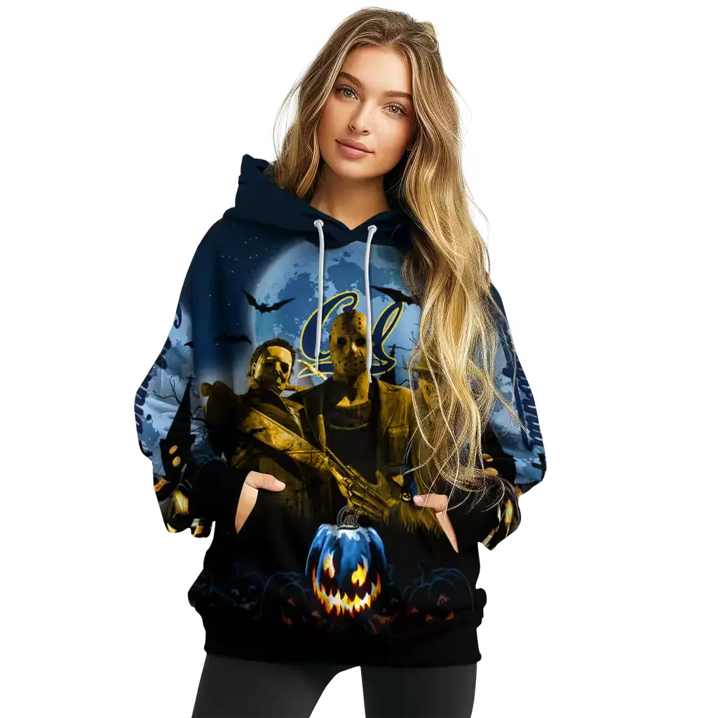 california golden bears halloween vibes blue black hoodie high quality california golden bears halloween vibes blue black hoodie high quality