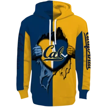 california golden bears heartbeat graphic blue hoodie best selling