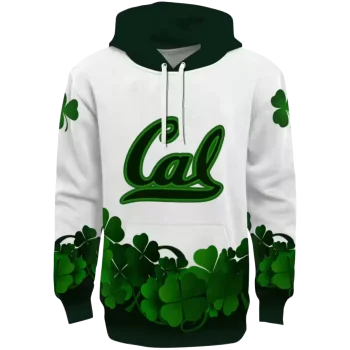 california golden bears lucky motif white green hoodie best selling