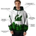 california golden bears lucky motif white green hoodie best selling