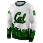 california golden bears lucky motif white green hoodie best selling