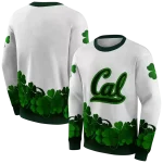 california golden bears lucky motif white green hoodie best selling