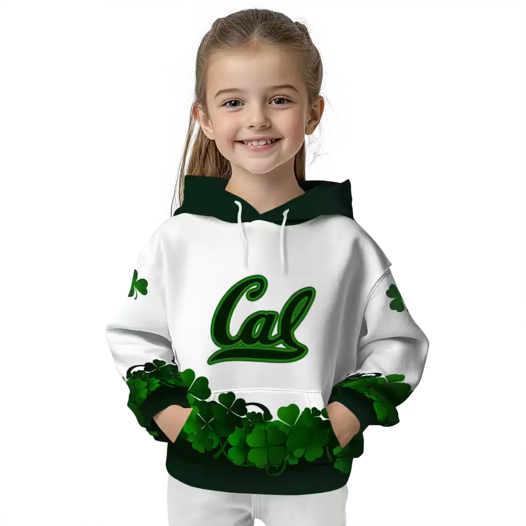 california golden bears lucky motif white green hoodie top rated california golden bears lucky motif white green hoodie top rated