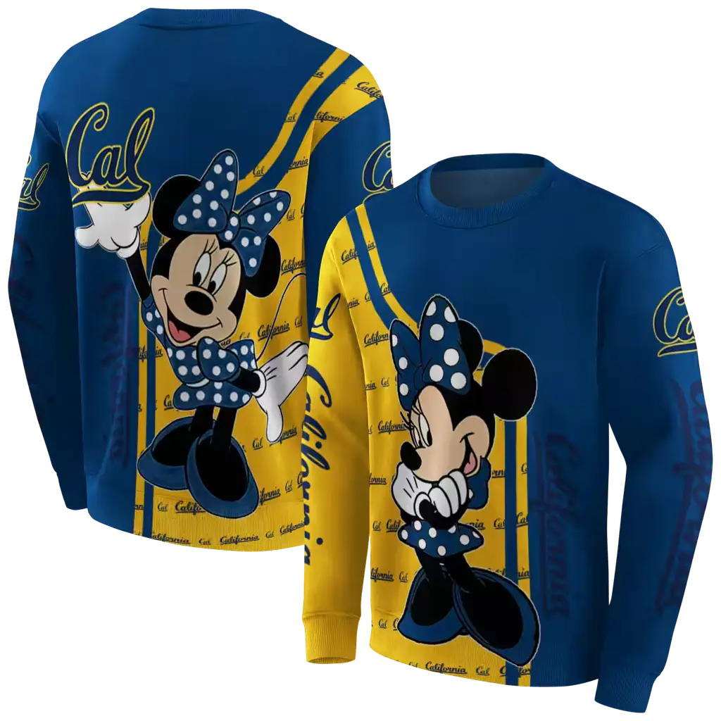 california golden bears minnie mouse blue hoodie premium grade california golden bears minnie mouse blue hoodie premium grade
