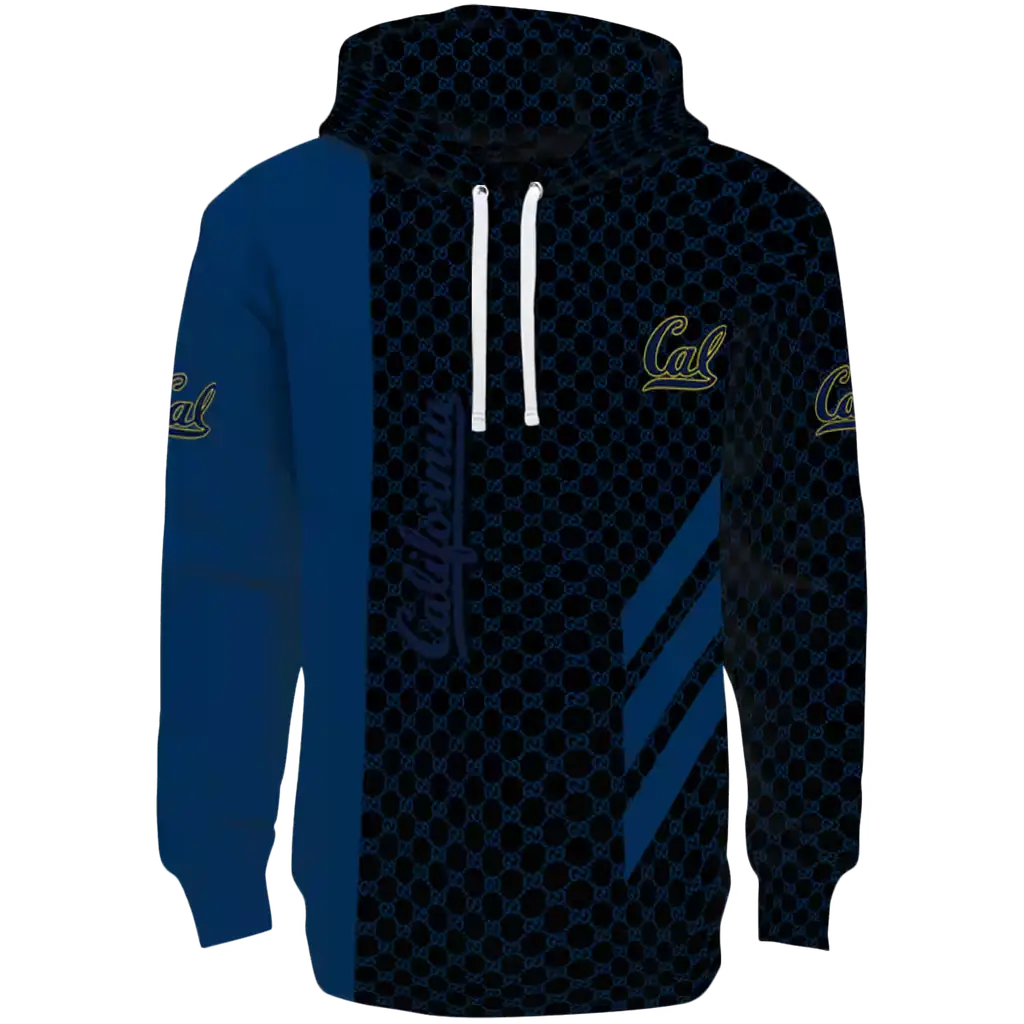 california golden bears monogram pattern blue hoodie best selling california golden bears monogram pattern blue hoodie best selling