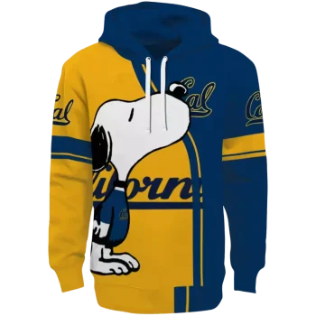 california golden bears playful snoopy blue hoodie best selling