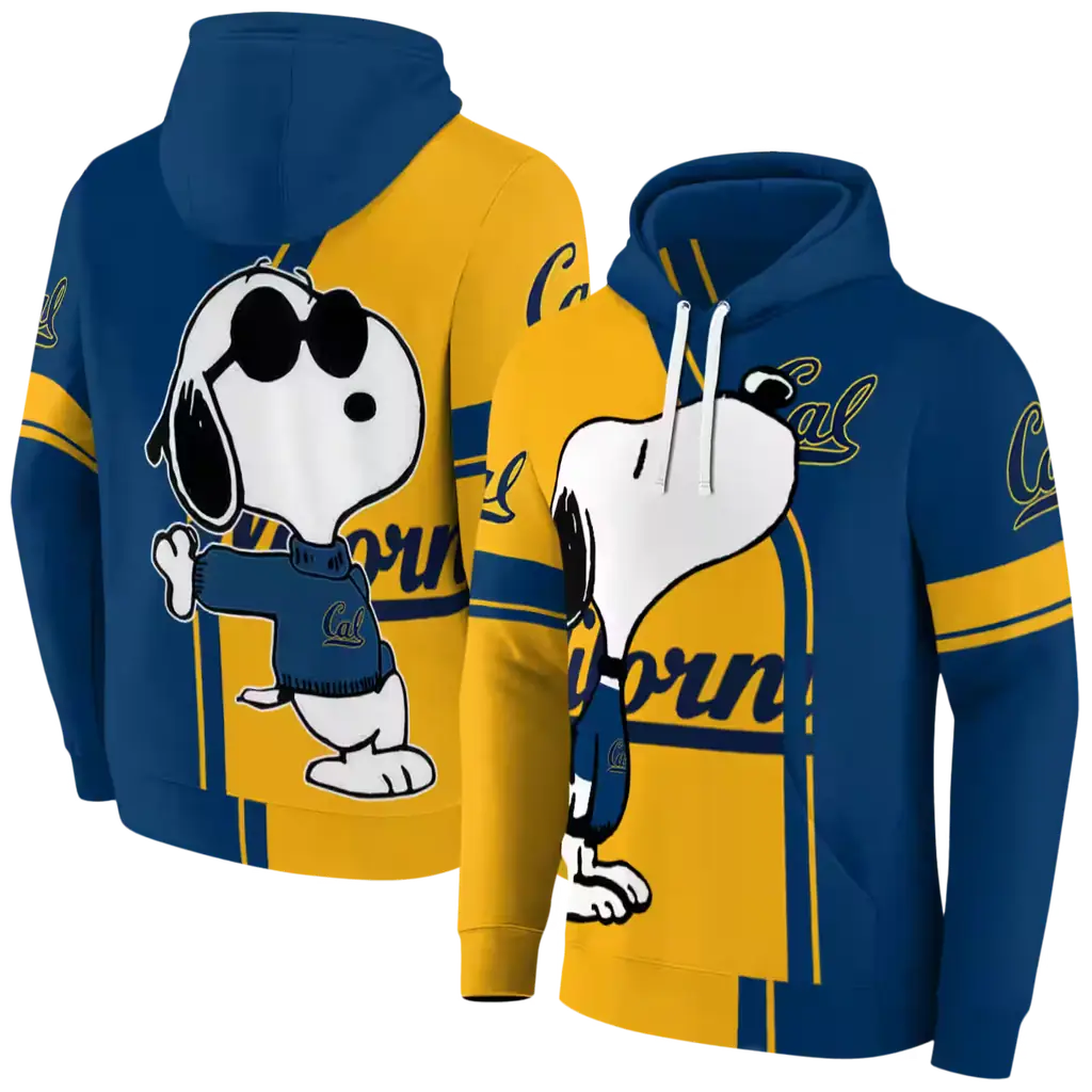 california golden bears playful snoopy blue hoodie fashion forward california golden bears playful snoopy blue hoodie fashion forward