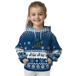 california golden bears reindeer motif blue hoodie best selling