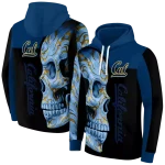california golden bears skull motif blue black hoodie best selling
