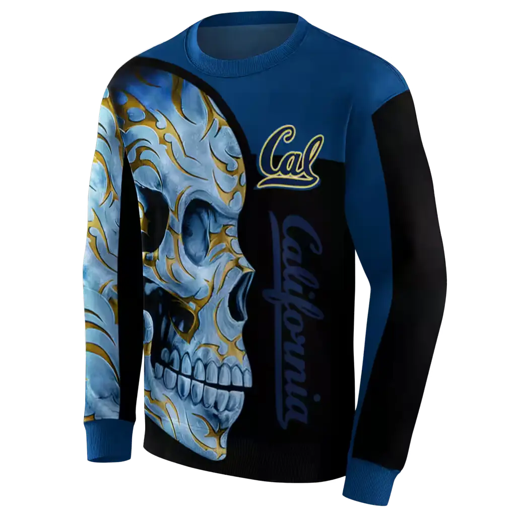 california golden bears skull motif blue black hoodie new arrival california golden bears skull motif blue black hoodie new arrival