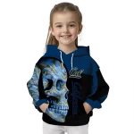 california golden bears skull motif blue black hoodie best selling