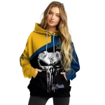 california golden bears skull punisher gold black hoodie best selling