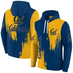 california golden bears splatter effect blue hoodie best selling