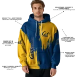 california golden bears splatter effect blue hoodie best selling